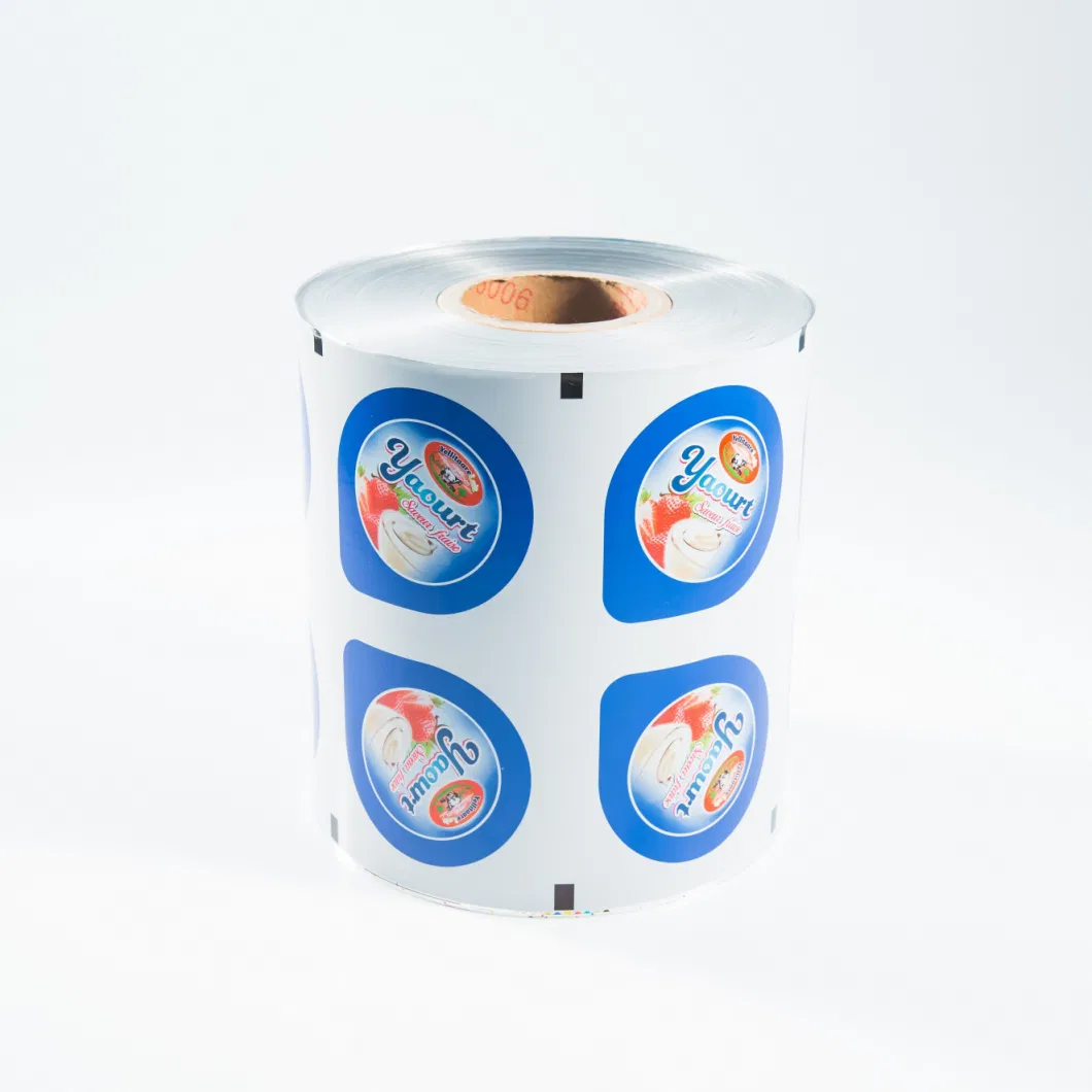 Food Packaging Aluminum Lidding Film Sealing Plastic Cup