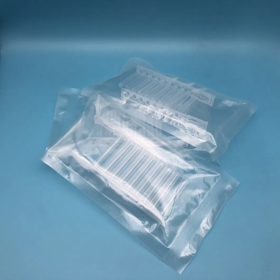 Transparent High Grade PP Laboratory 8 Strip Rob Comb Tube Suit with 2.2ml U Shape 96 Deep Wells Culture Plate