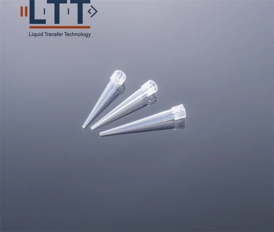 Disposable PP Material 20UL Transparent Pipette Tips (Without Filter in rack For Rainin LTS) Universal Dnase Rnase Free Plastic Micro Pipette Filter Tips