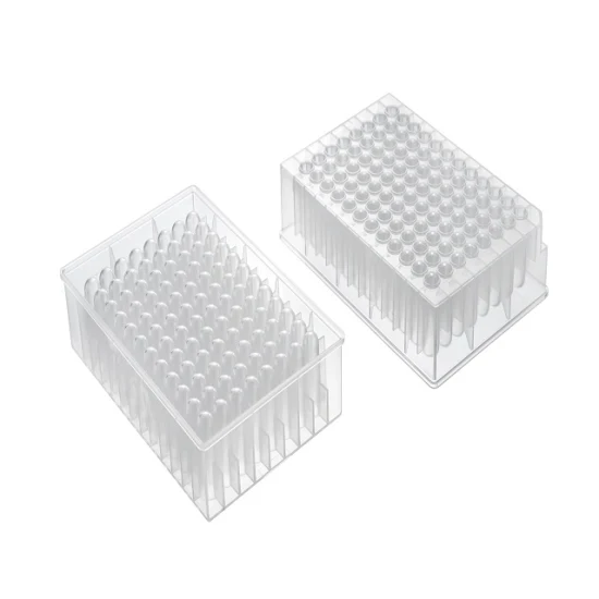 0.1ml 0.2ml 1.2ml 2.2ml 96 Well Disposable Plastic White Clear Round Square Deep Shallow PCR Plate